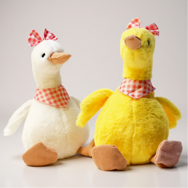 Dog Toys - Plush sound-making toy for pets, duck-shaped,