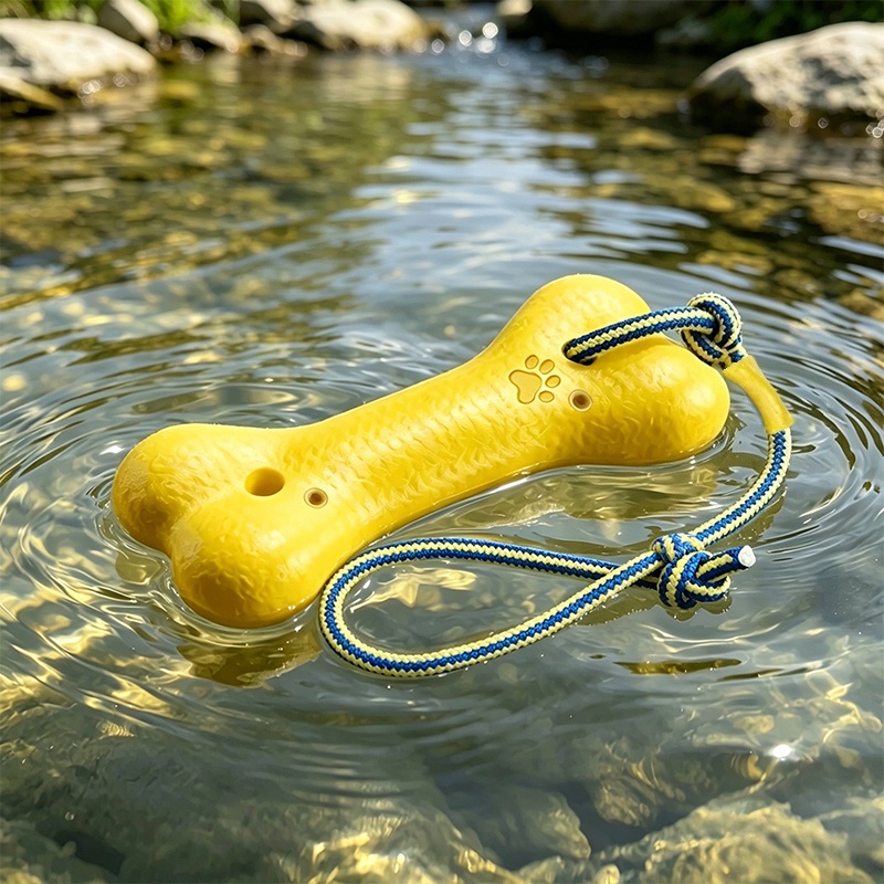Indestructible Dog Chew Toy - Interactive Dog Pool Toys – Floating