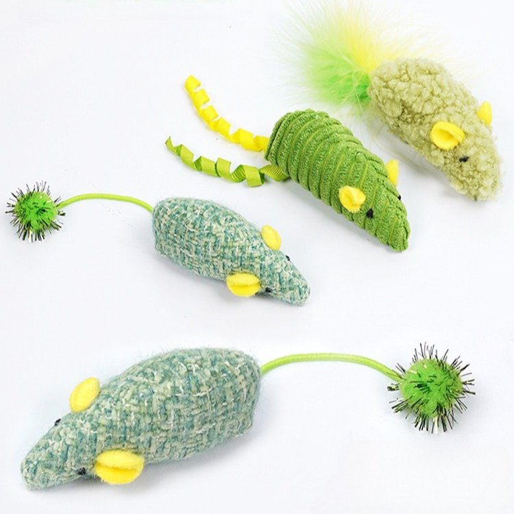 Cat Toys 3pcs Plush Simulated  - Catnip Interactive Plush Mouse review and price