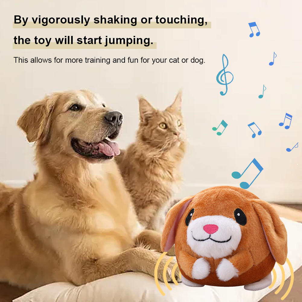 Plush Automatic Bouncing Toys  - Automatic Moving Dog Ball review and price
