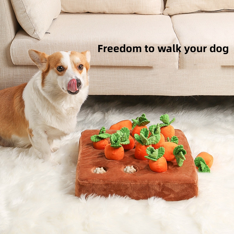 Dog Carrot Plush Toy Interacti - Snuffle Mat For Dogs review and price