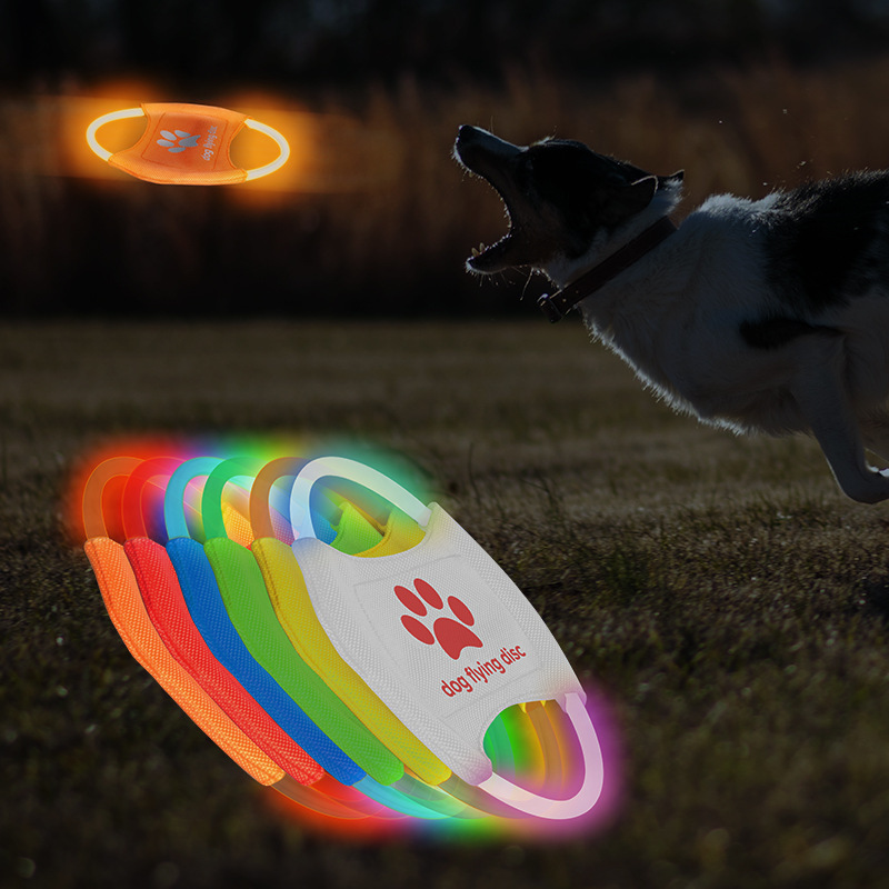 LED Dog Flying Disc,LED Light  - Flying Disc Dog Training Toy review and price