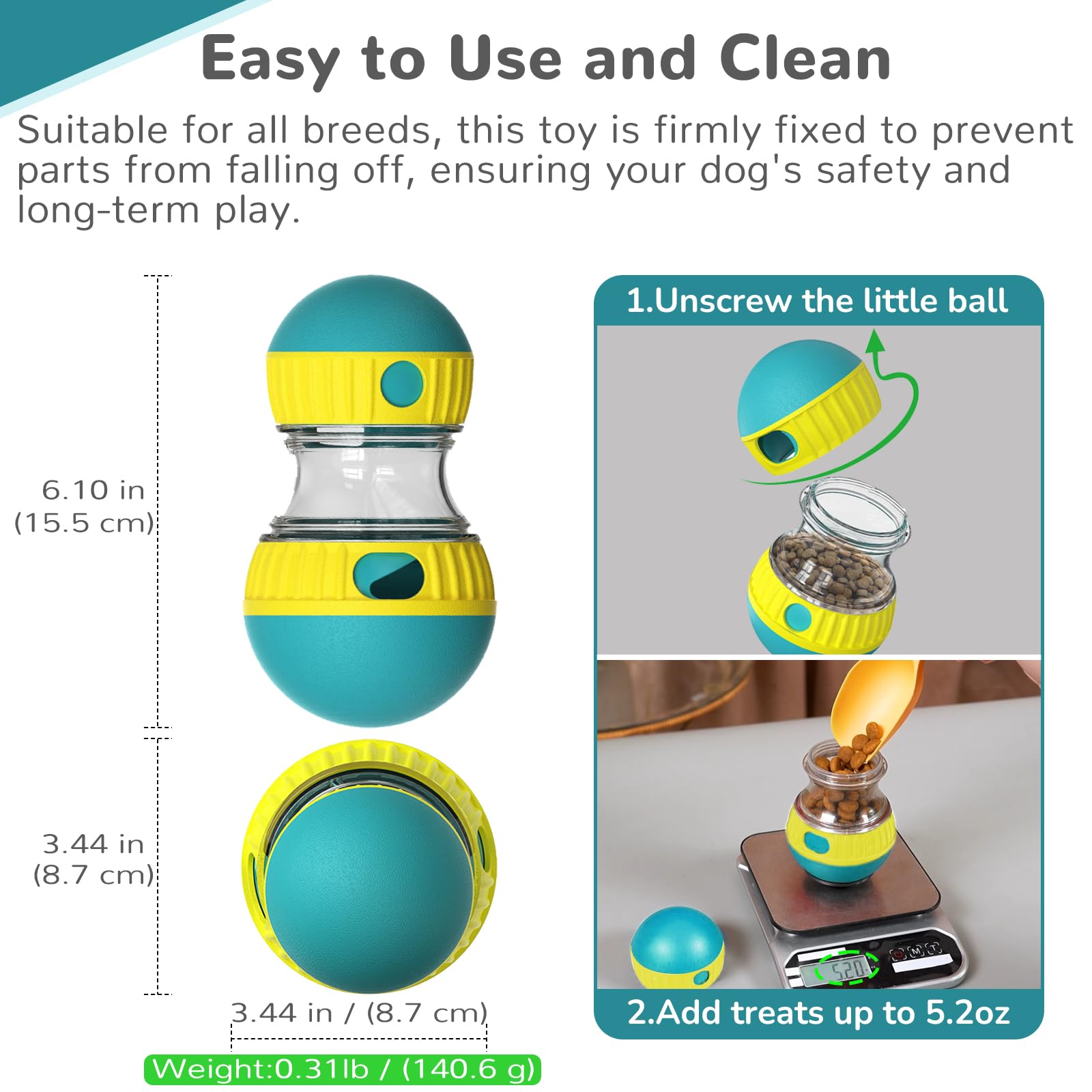 Dog Toys & Adjustable Slow Fee - Dog Puzzle Feeder Toy review and price