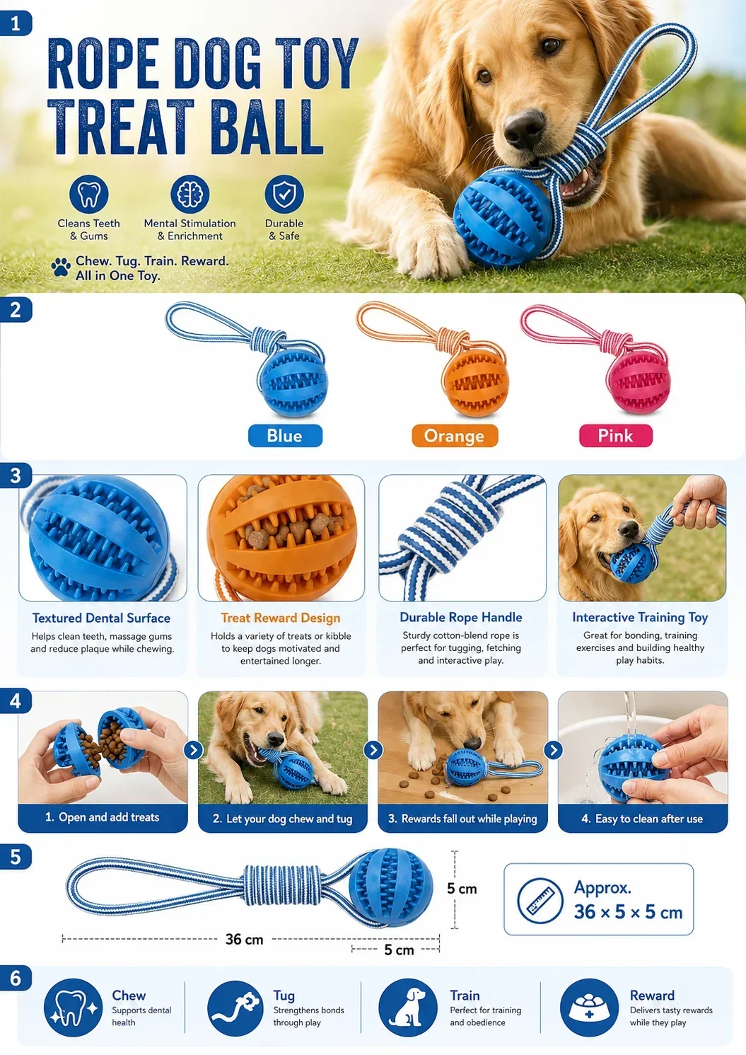 Leaky Rubber Dog Ball Toy, Int - Rubber Treat Dispensing Dog Toy review and price