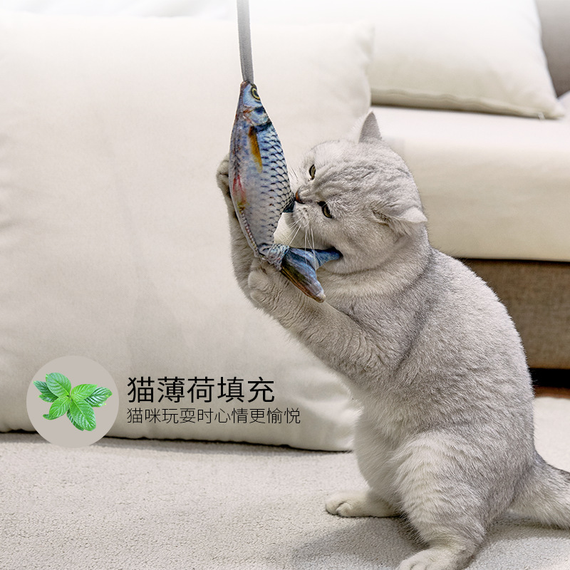 Funny Electric Moving Fish Cat - Electric Floppy Fish Dog Toy review and price