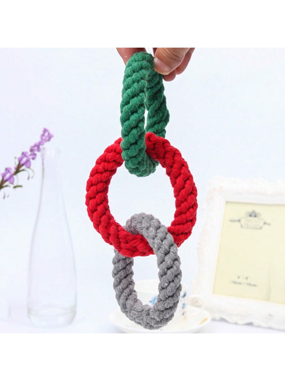 1pc Large Tough Chew Toys for  - Dog Rope Toy Aggressive Chewers review and price