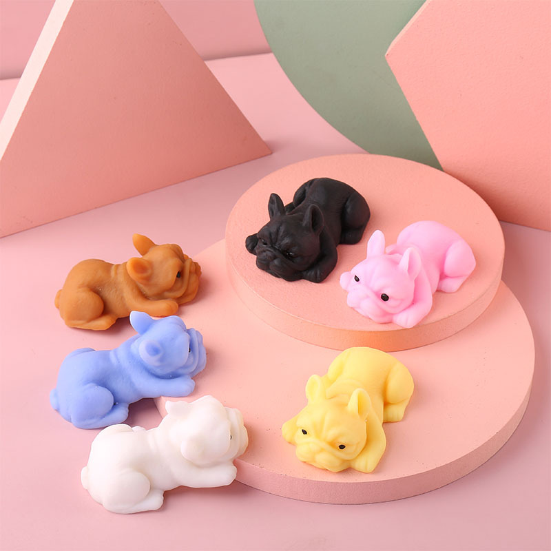 Squishy Dogs Anime Fidget Toys - Interactive Squeaky Plush Dog Toy review and price