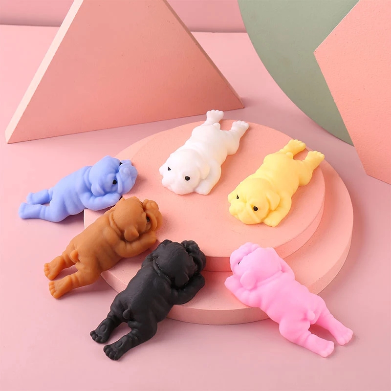 Squishy Dogs Anime Fidget Toys - Interactive Squeaky Plush Dog Toy review and price