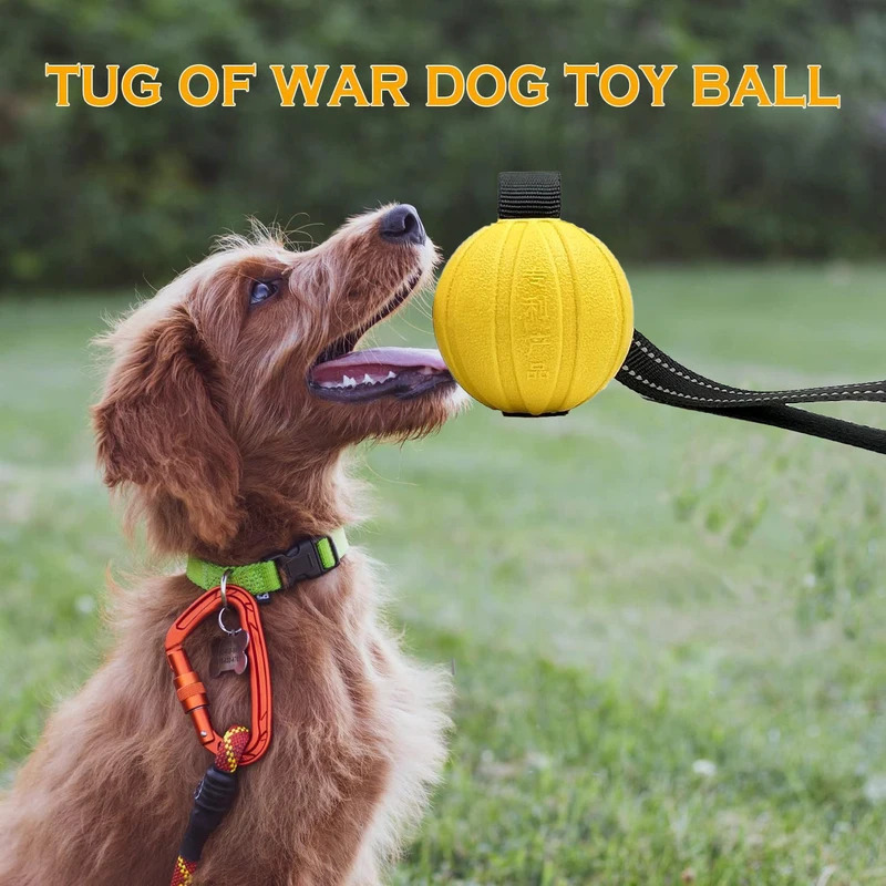 Durable Dog Toy Balls on a Rop - Dog Rope Toy Aggressive Chewers review and price