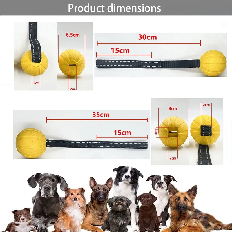 Durable Dog Toy Balls on a Rop - Dog Rope Toy Aggressive Chewers review and price
