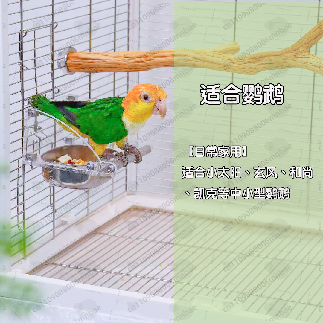Parrot food box stainless stee - Pet Feeders review and price