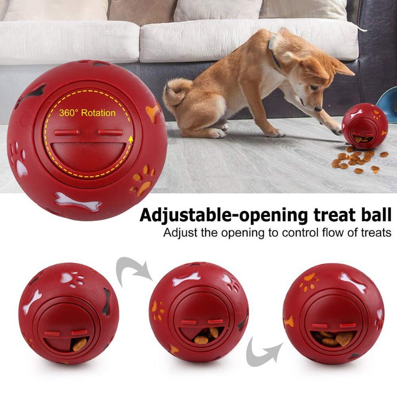 Slow Feeder Interactive Toy Fo - Rubber Treat Dispensing Dog Toy review and price
