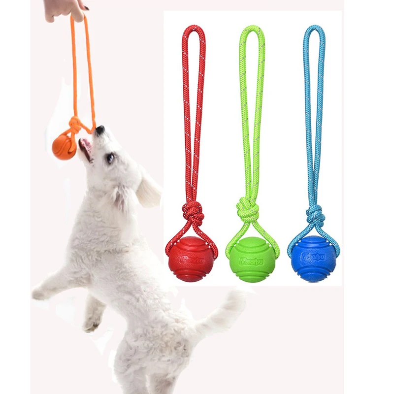 Dog Training Ball on Rope Cott - Suction Cup Dog Tug Toy review and price