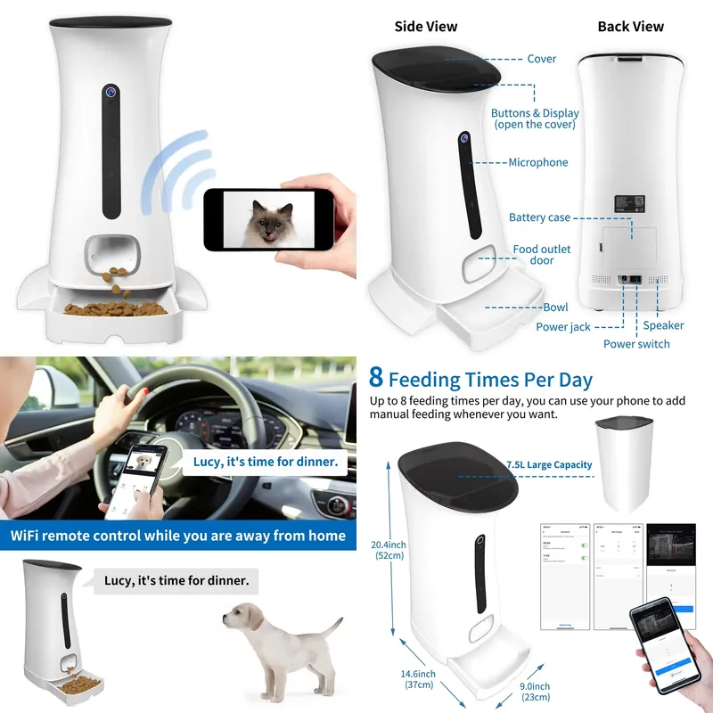 Wifi Pet Feeder Camera For Voi - Pet Feeders review and price