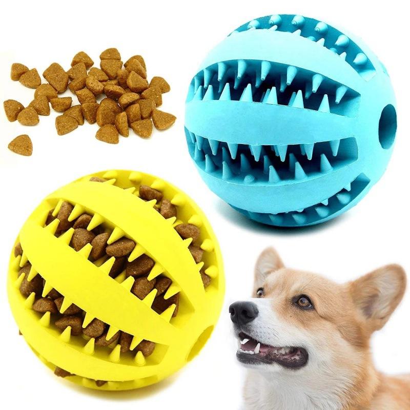 Interactive Dog Toy Ball Rubbe - Rubber Treat Dispensing Dog Toy review and price