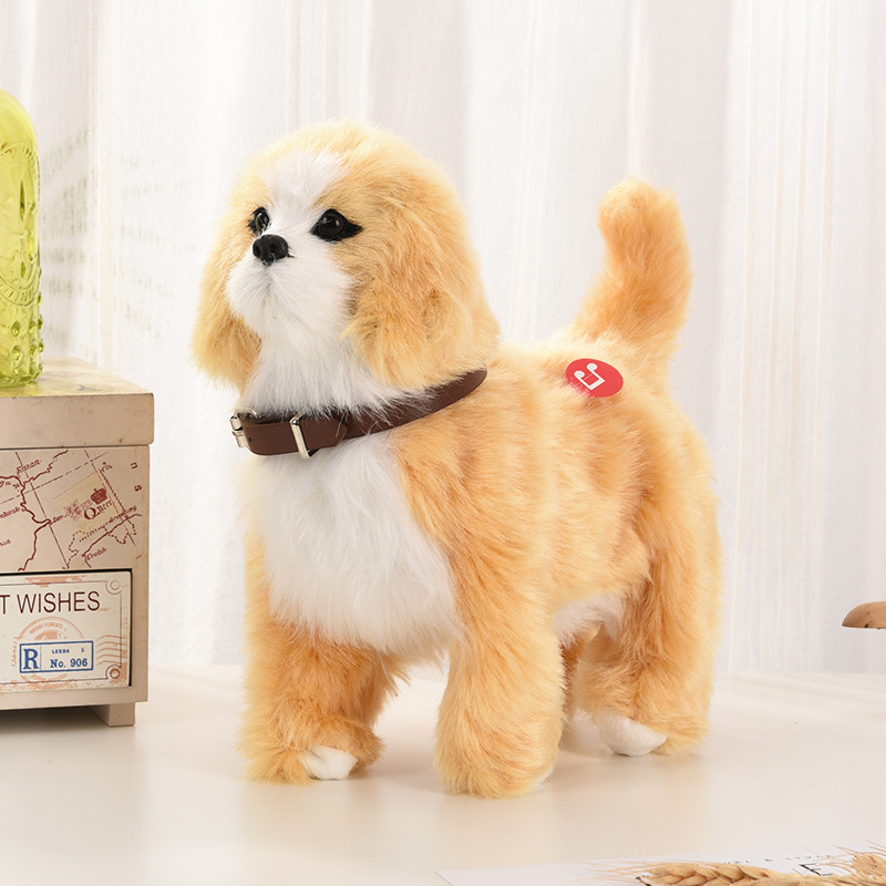 Electronic Plush Dog Toys Inte - Interactive Squeaky Plush Dog Toy review and price