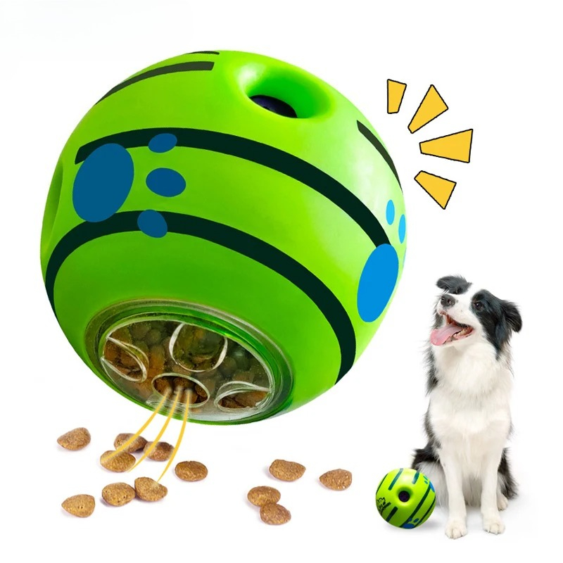 Interactive Dog Treat Ball Toy - Rubber Treat Dispensing Dog Toy review and price