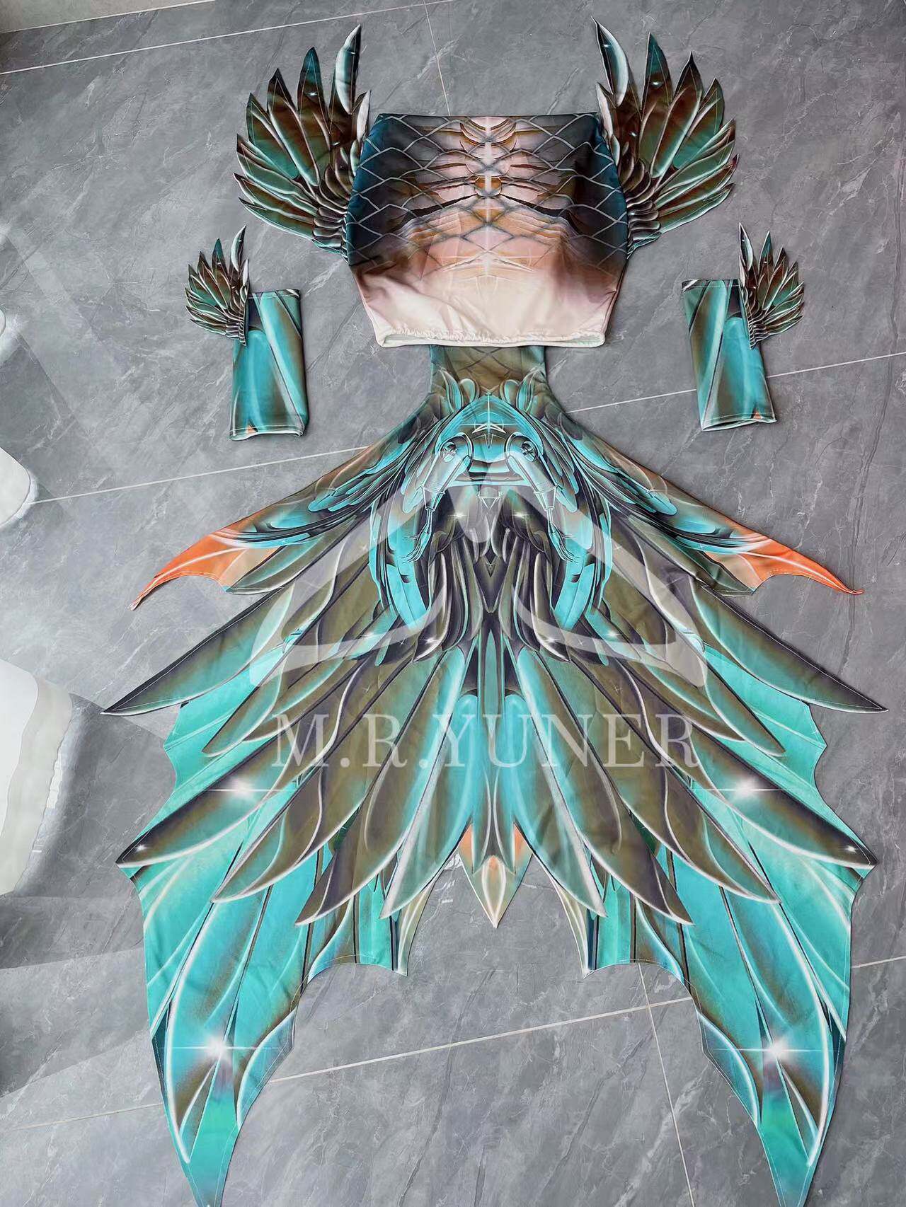 Original Mermaid Big Fish Tail - Aquarium review and price