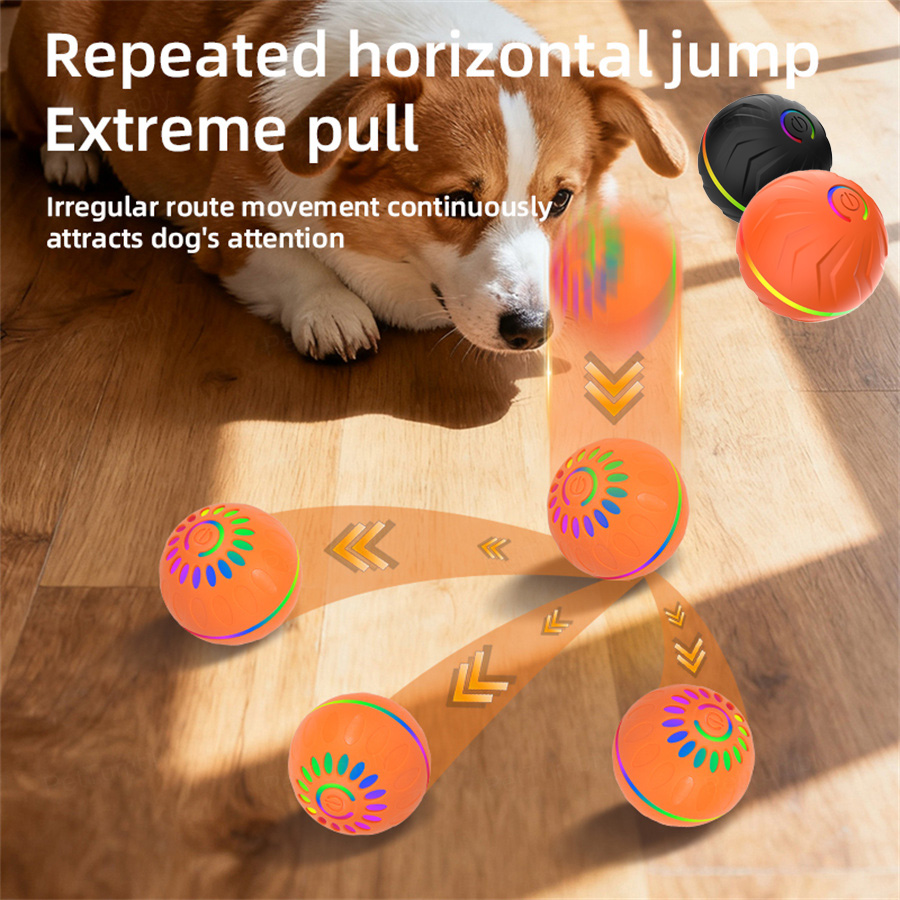 Interactive Smart Dogs Toys Ba - Automatic Moving Dog Ball review and price