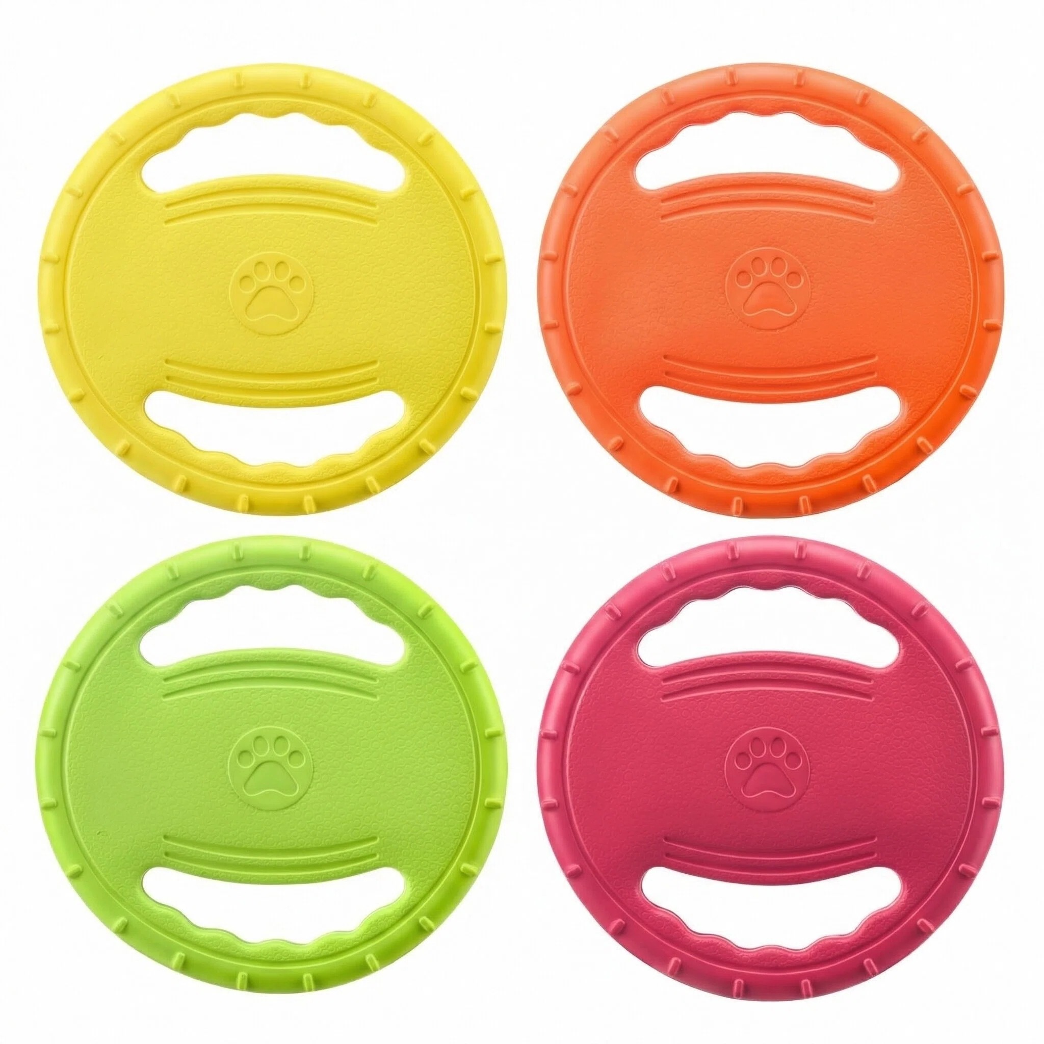 EVA Flying Disc Dog Training T - Interactive Squeaky Plush Dog Toy review and price