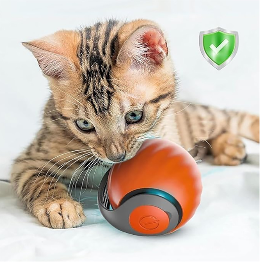 Interactive Cat Toy Ball Autom - Automatic Moving Dog Ball review and price