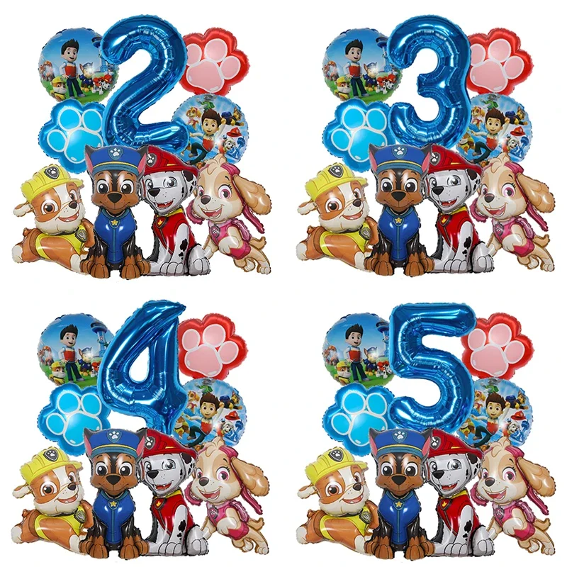 9pcs Cartoon Paw Patrol Foil B - Dog Toys review and price
