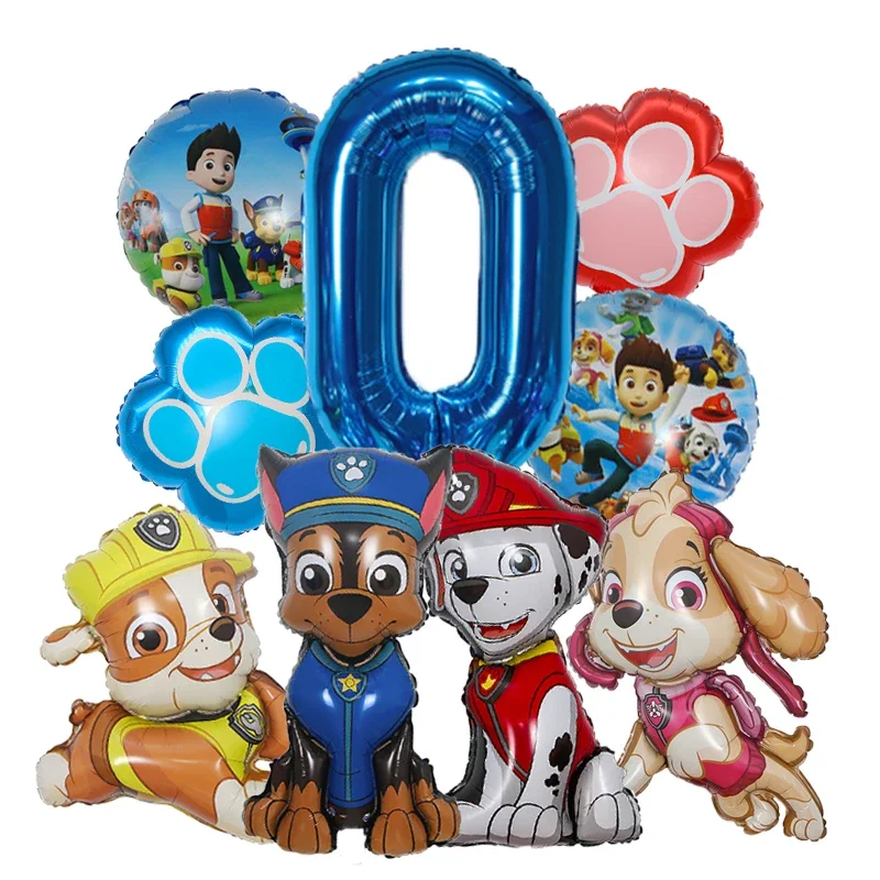 9pcs Cartoon Paw Patrol Foil B - Dog Toys review and price