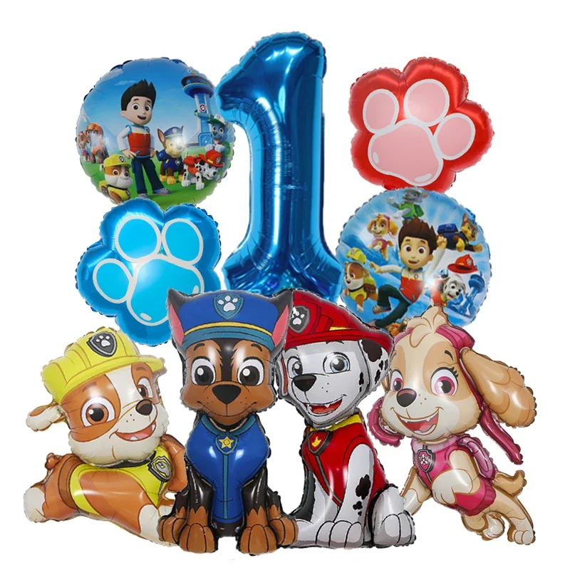 9pcs Cartoon Paw Patrol Foil B - Dog Toys review and price