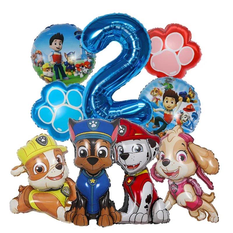 9pcs Cartoon Paw Patrol Foil B - Dog Toys review and price