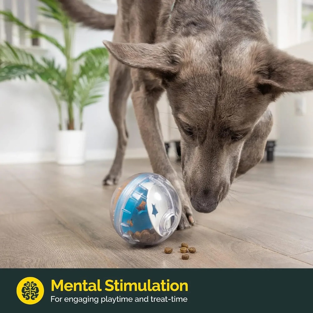 IQ Treat Ball Dog Treat Dispen - Dog Puzzle Feeder Toy review and price