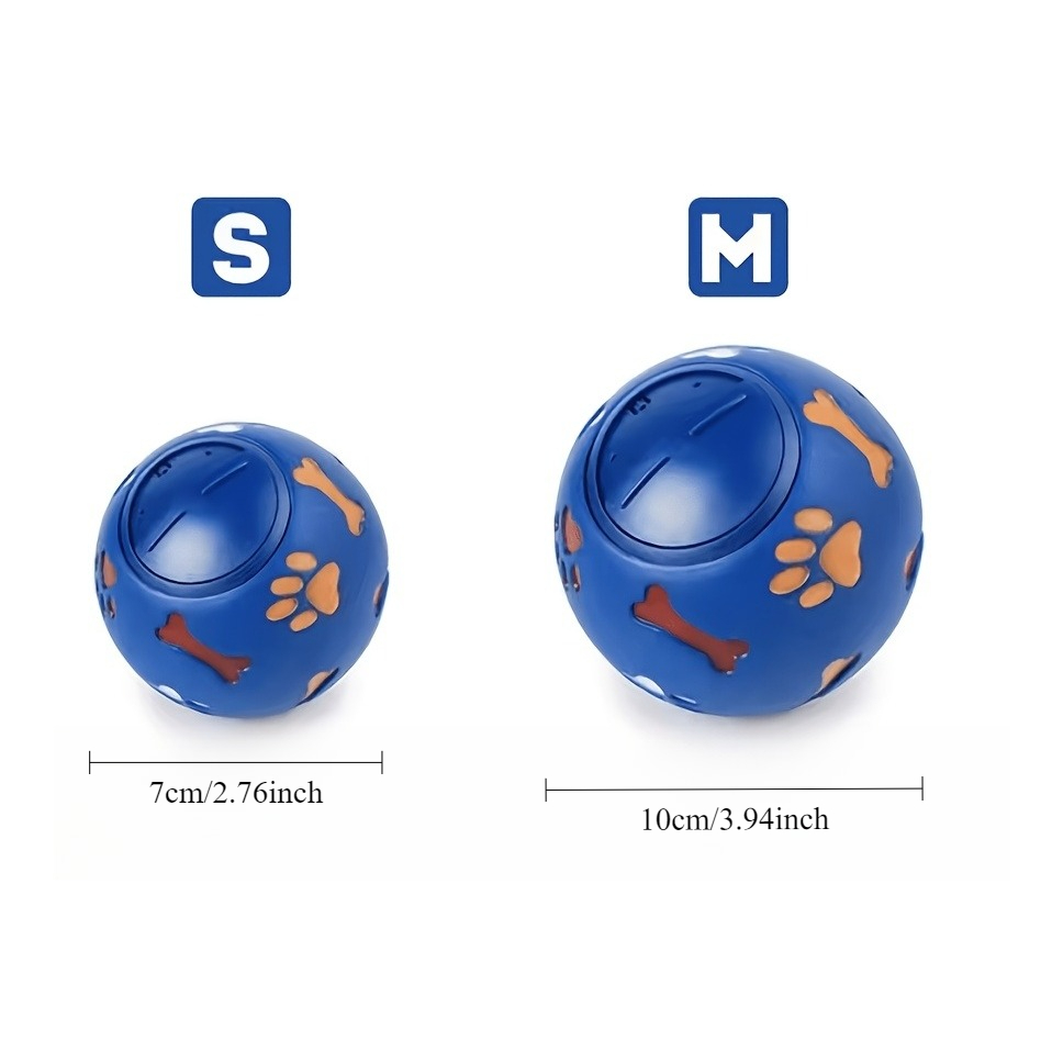 Dog Treat Ball, Slow Feeder Fo - Rubber Treat Dispensing Dog Toy review and price